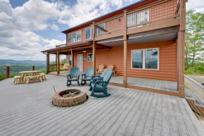 Mtn-View Cabin Deck and Pets Welcome in Murphy